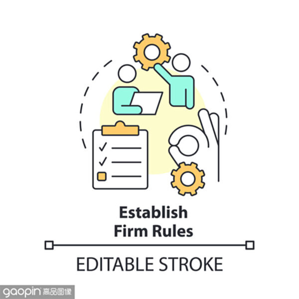 指紋鎖 確立牢固規(guī)則與信任的教練技術(shù)抽象圖標(biāo)解讀